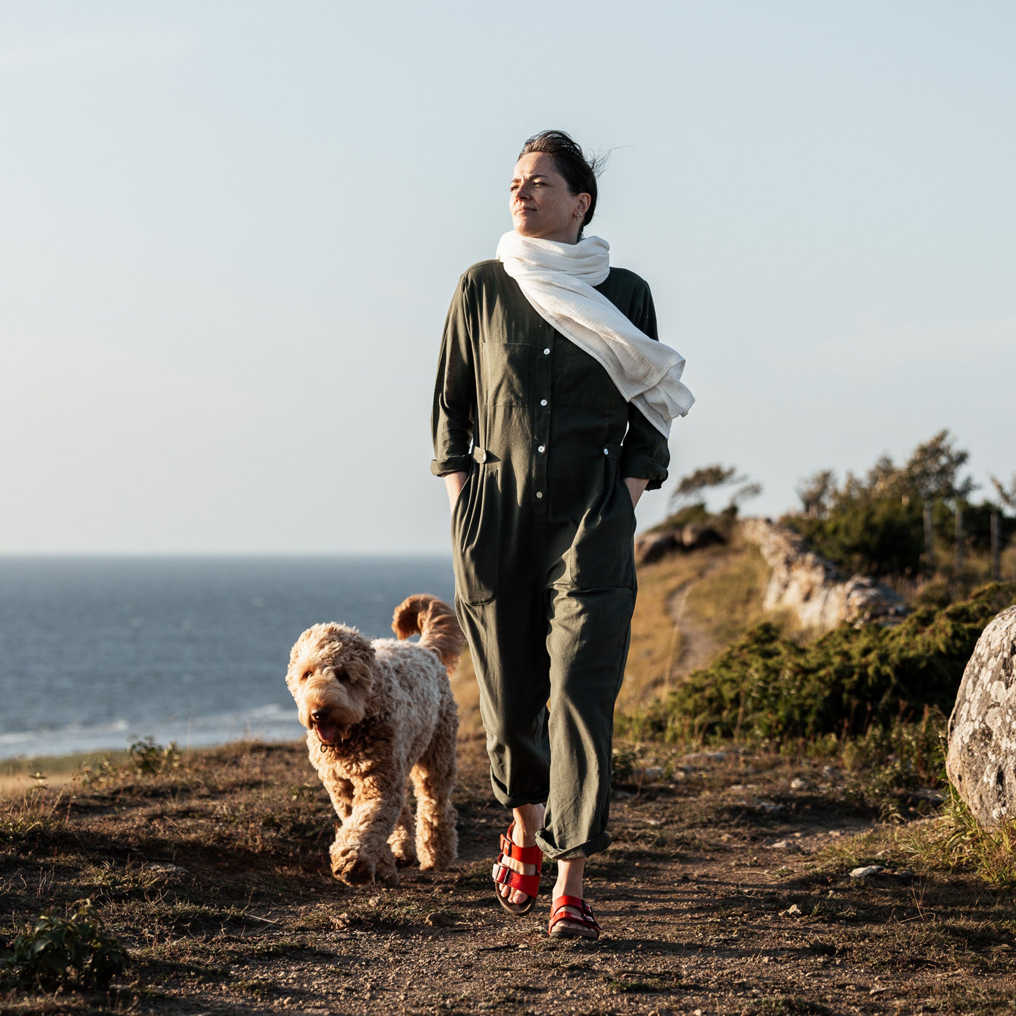 Cotton Scarf – Off-White