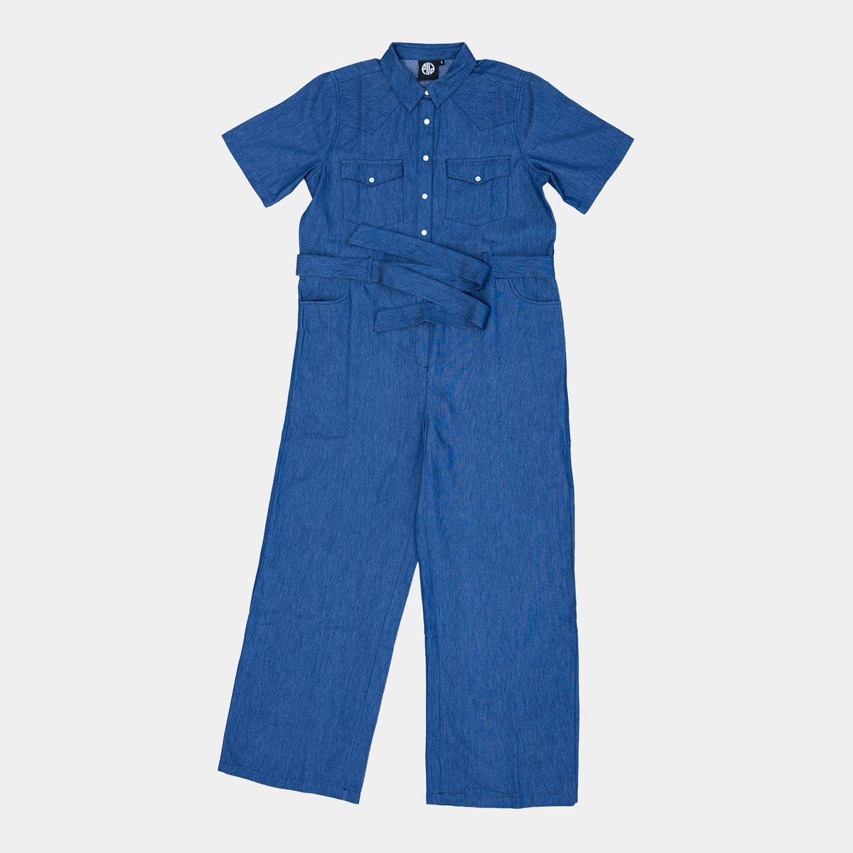 Denim Overall - Short Sleeve