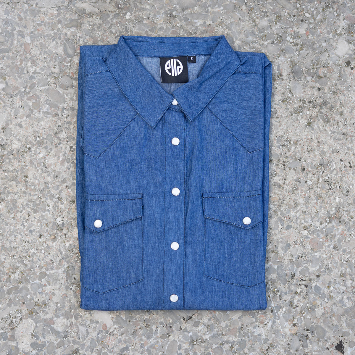 Denim Overall - Short Sleeve