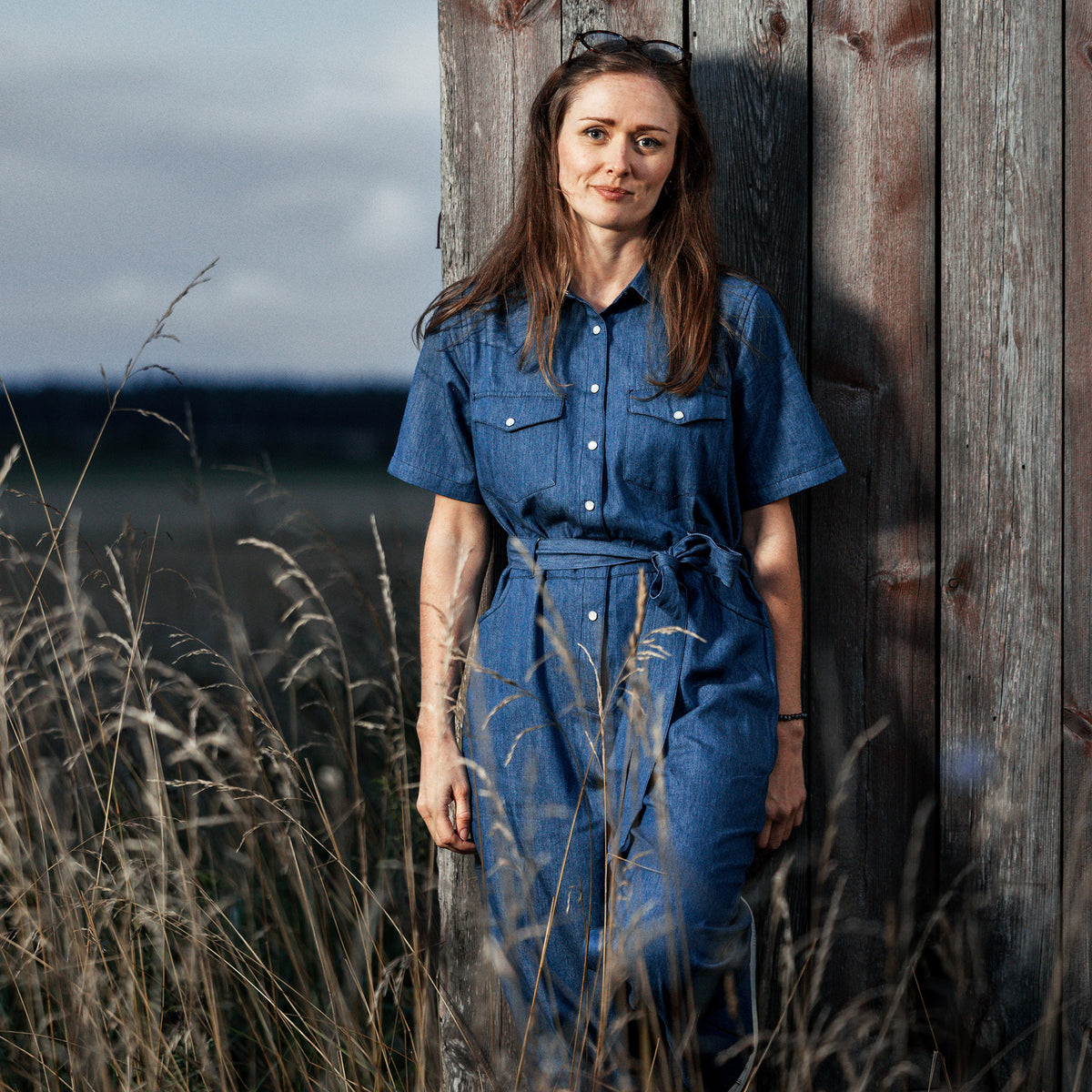 Denim Overall - Short Sleeve