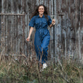 Denim Overall - Short Sleeve