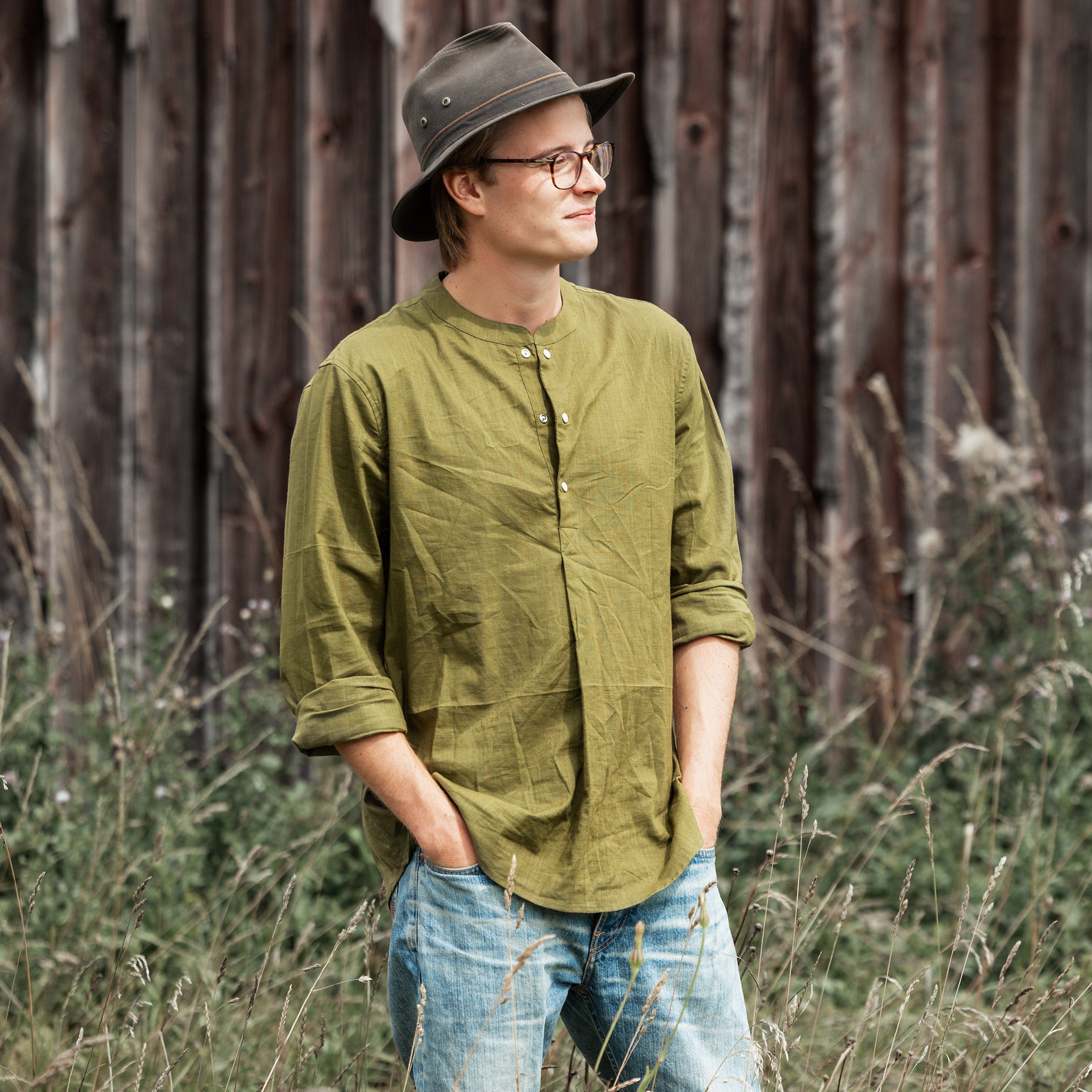 Unisex Mason Shirt - Olive