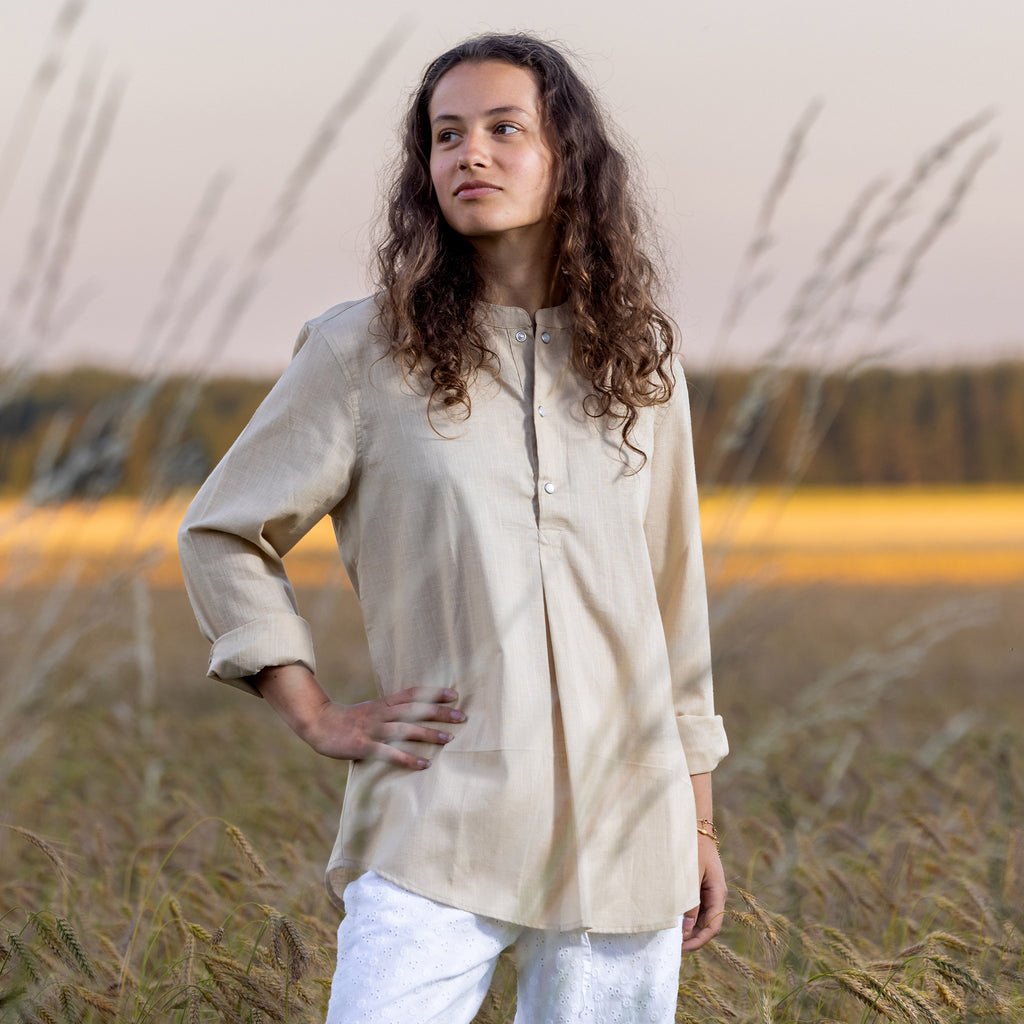 Unisex Mason Shirt - Sand