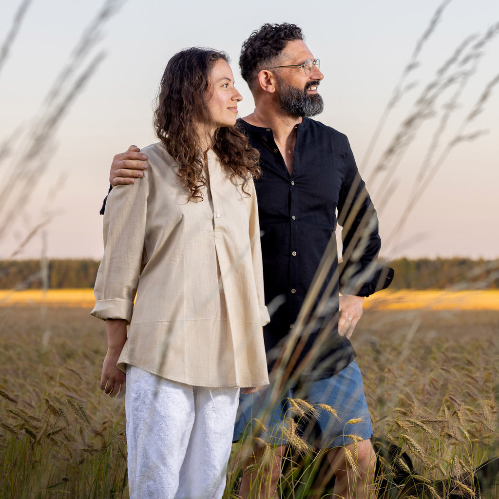 Unisex Mason Shirt - Sand