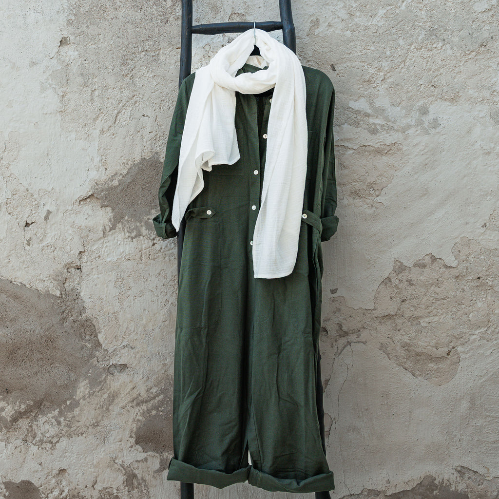 Cotton Scarf – Off-White